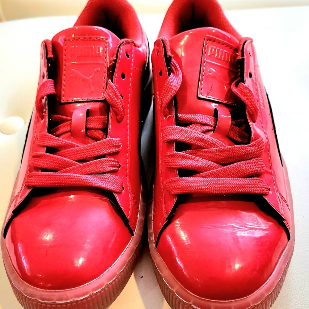 NEW Shoes Athletic Casual Flat Red Youth 5 363094 Women equivalent 6.5-7